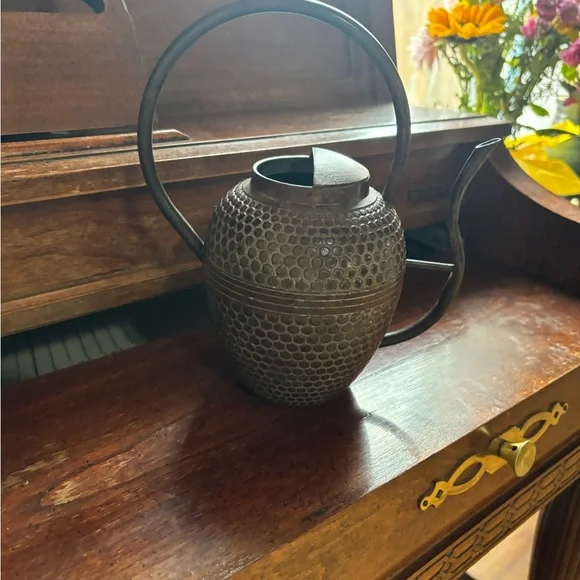 Vintage Japanese Bonsai Watering Can with Rare Stipple Pattern - Picture 3 of 7